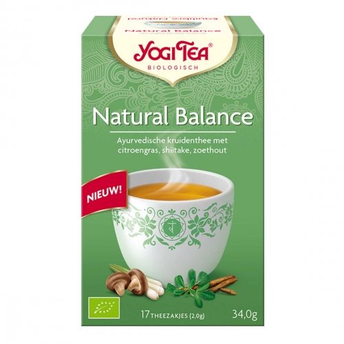 Natural balance van Yogi Tea, 6 x 17 builtjes